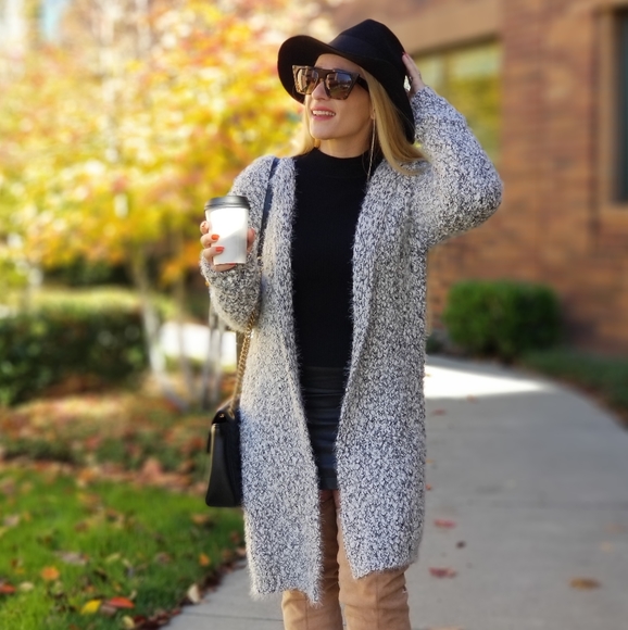 ❤ BACK IN - Now Ultra Soft Fuzzy Knit Cardi… - Picture 2 of 10